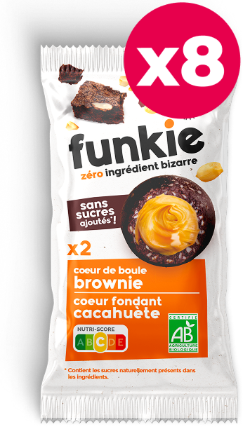 LOT Cœur de boule • Brownie Cacahuète