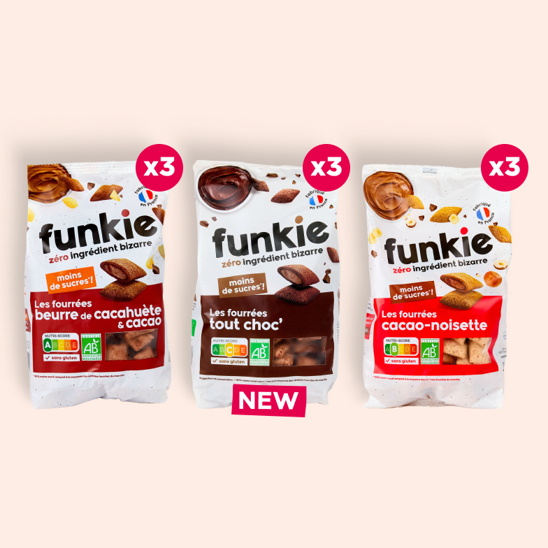 Pack Fourrées Lover x9 (céréales fourrées bio)