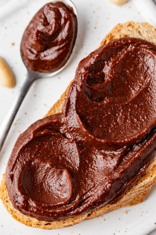 Funkie, la pâte à tartiner onctueuse - cacao cacahuète saine, gourmande et sans huile du tout. La meilleure alternative du rayon pâte à tartiner.