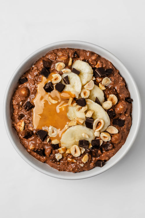 Porridge chocolat noisette Funkie – petit-déjeuner sain, bio et gourmand et fabriqué en France