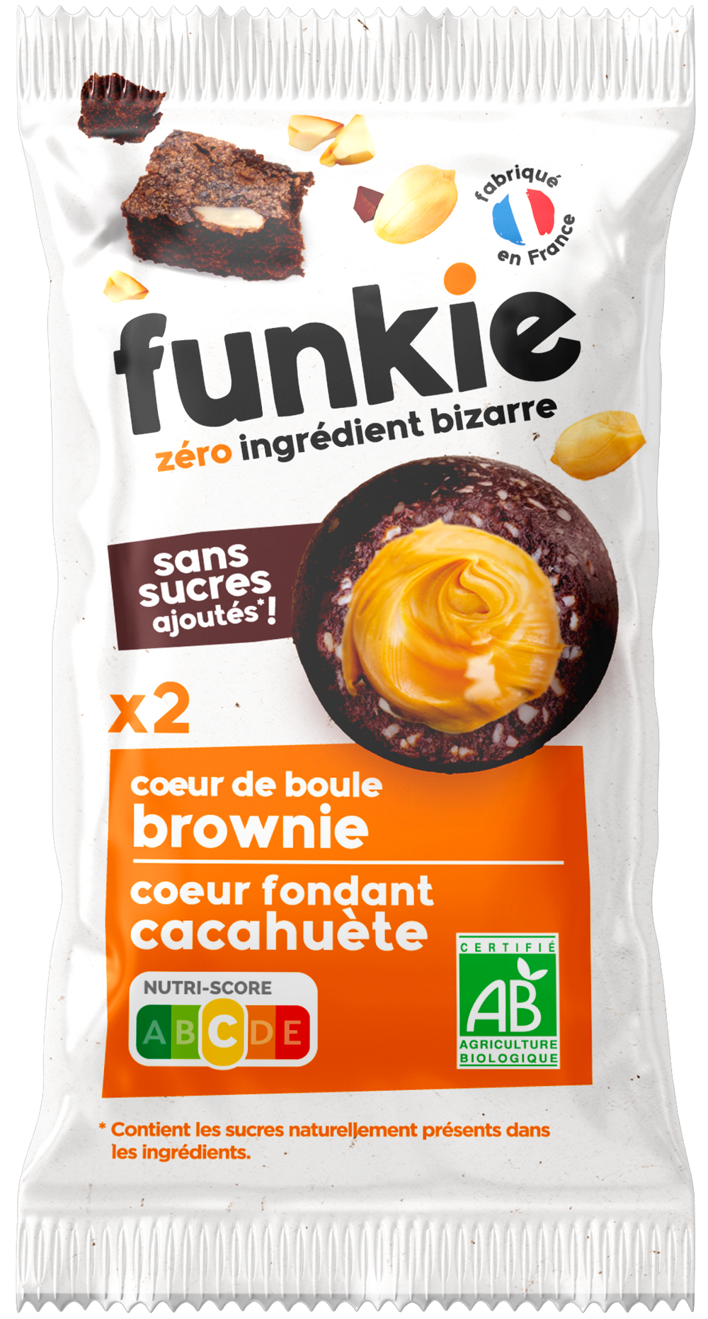 LOT Cœur de boule • Brownie Cacahuète