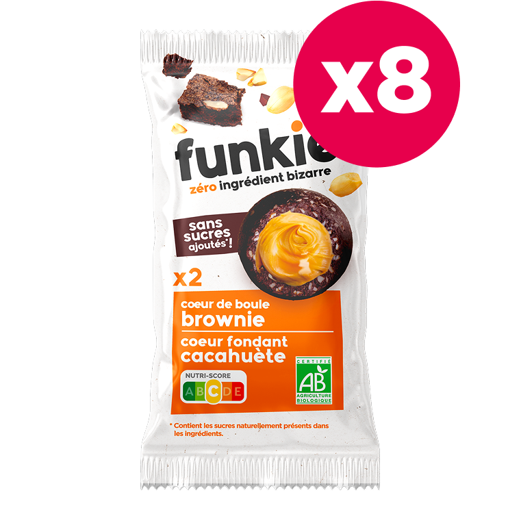 LOT Cœur de boule • Brownie Cacahuète