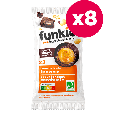 LOT Cœur de boule • Brownie Cacahuète