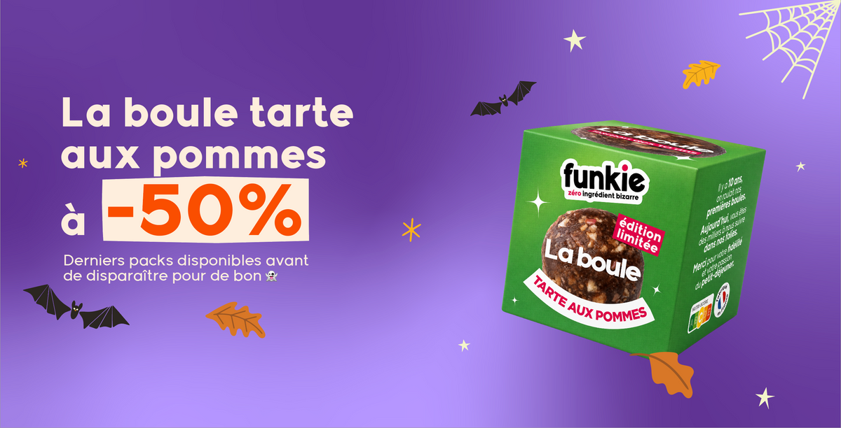 La boule tarte aux pommes à -50 % : derniers packs disponibles