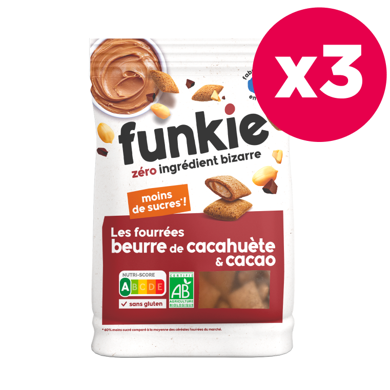 LOT les fourrées beurre de cacahuète et cacao 🥜