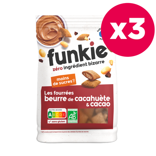 LOT les fourrées beurre de cacahuète et cacao 🥜