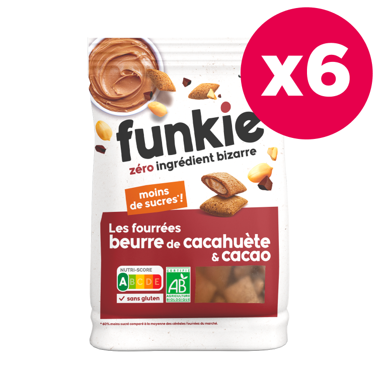LOT les fourrées beurre de cacahuète et cacao 🥜