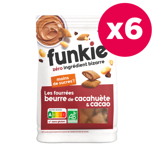 LOT les fourrées beurre de cacahuète et cacao 🥜