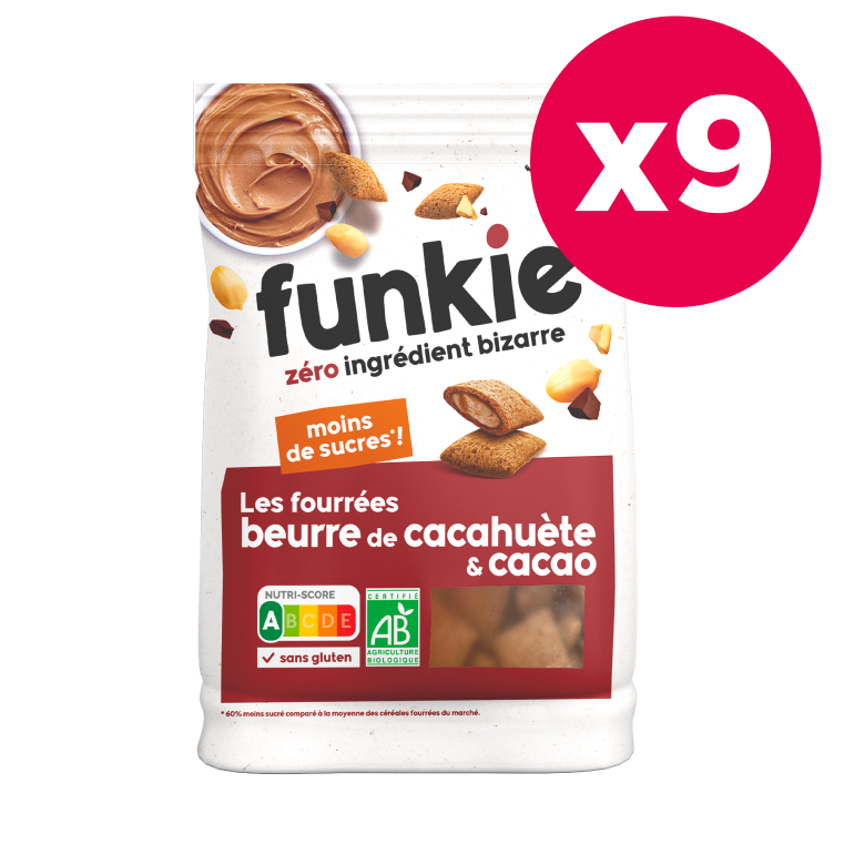 LOT les fourrées beurre de cacahuète et cacao 🥜