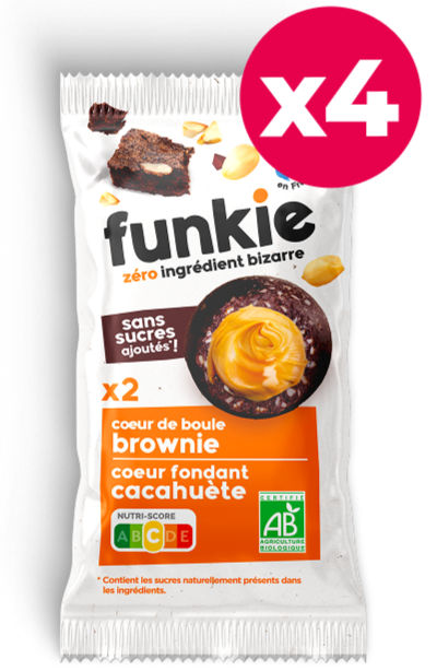LOT Cœur de boule • Brownie Cacahuète