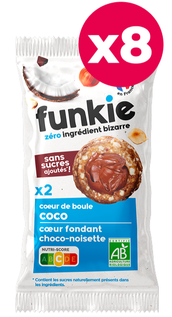 LOT Cœur de boule • Coco Choco-Noisette 💙