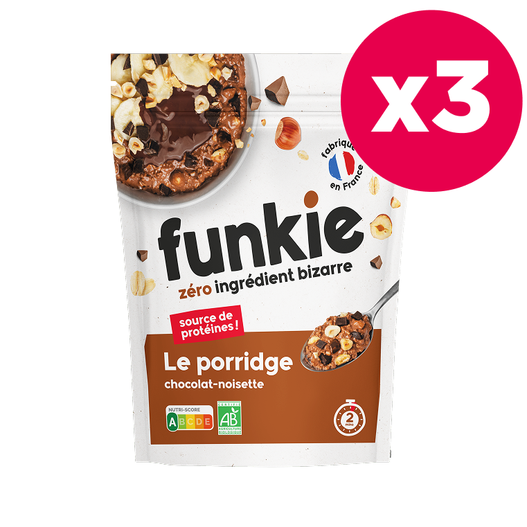 LOT porridges chocolat-noisette